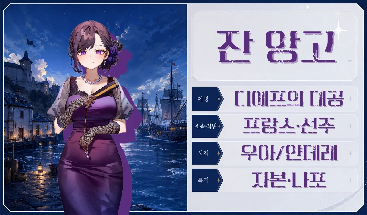 잔 앙고 프로필 카드