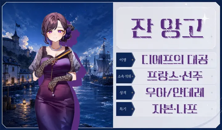 잔 앙고 프로필 카드