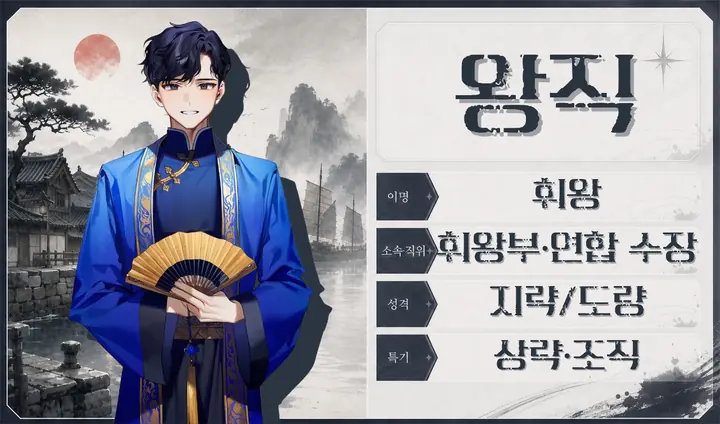 왕직 프로필 카드